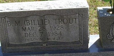 B M "Billie" Trout
