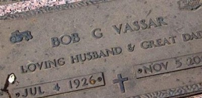 Bob G Vassar Bob G Vassar