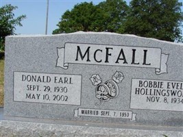 Bobbie Evelyn Hollingsworth McFall Bobbie Evelyn Hollingsworth McFall