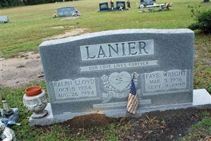 Bobbie Faye Wright Lanier