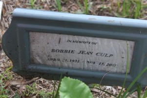 Bobbie Jean Culp Bobbie Jean Culp