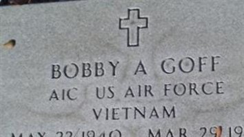 Bobby A Goff