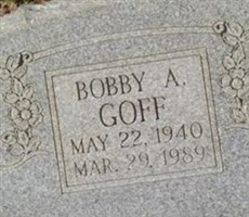 Bobby A Goff