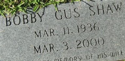 Bobby Gus Shaw Bobby Gus Shaw