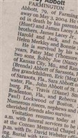 Bobby L. Abbott Bobby L. Abbott