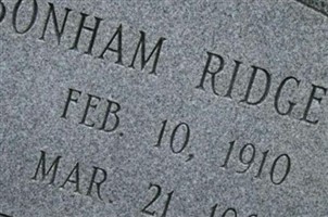 Bonham Ridgeway Bonham Ridgeway