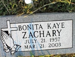 Bonita Kaye Zachary