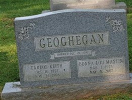 Bonna Lou Mastin Geoghegan Bonna Lou Mastin Geoghegan