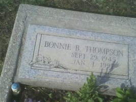 Bonnie B Thompson Bonnie B Thompson
