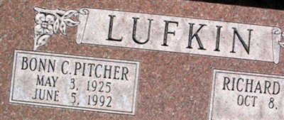 Bonnie Claudina Pitcher Lufkin