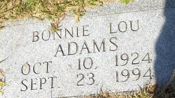 Bonnie Lou Adams