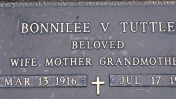 Bonnilee Vernetta "Bonnie" Keller Tuttle Bonnilee Vernetta "Bonnie" Keller Tuttle