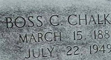 Boss C. Chalker Boss C. Chalker
