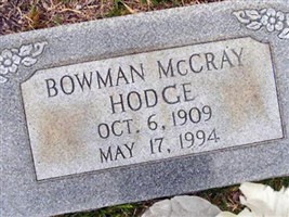 Bowman McCray Hodge Bowman McCray Hodge