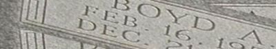 Boyd A. Combs Boyd A. Combs