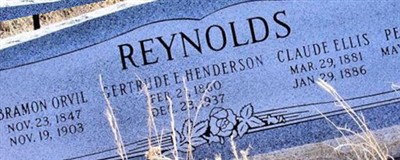 Braman Orvil Reynolds Braman Orvil Reynolds