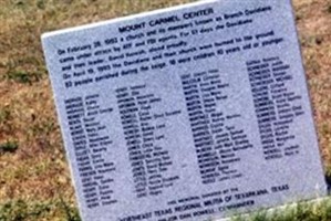 Branch Davidian Memorial Branch Davidian Memorial
