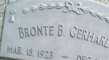 Bronte B Gerhardt