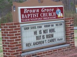 Brown Grove Baptist Church Cemetery