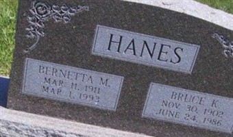 Bruce K Hanes
