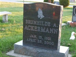 Brunhilde A Harmel Ackermann Brunhilde A Harmel Ackermann