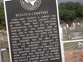 Bullock Cemetery