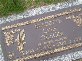 Burdette Lyle Olson