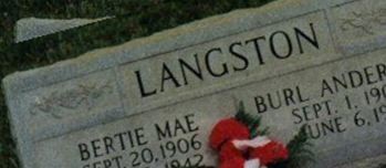 Burl Anderson Langston
