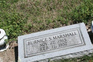 Burnice S. Marshall Burnice S. Marshall
