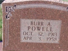 Burr A. Powell Burr A. Powell