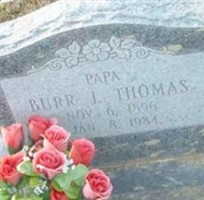 Burr L. Thomas Burr L. Thomas