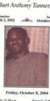 Burt Anthony Tanner, Sr