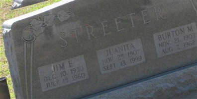 Burton Michael "Burt" Streeter Burton Michael "Burt" Streeter