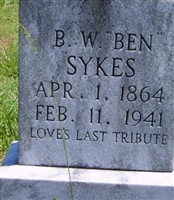 B W "Ben" Sykes