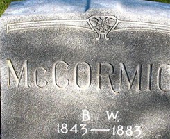 B. W. Mccormick B. W. Mccormick