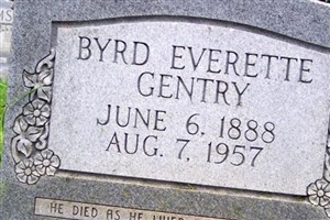 Byrd Everette Gentry Byrd Everette Gentry