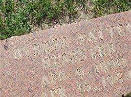 Byrdie Patten Register