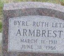Byrl Ruth Letz Armbrest