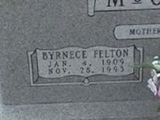 Byrnece Felton - McCollum