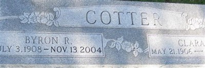 Byron R Cotter Byron R Cotter