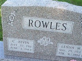 C. Alvin Rowles C. Alvin Rowles