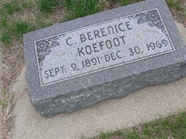 C Berenice McComas Koefoot C Berenice McComas Koefoot