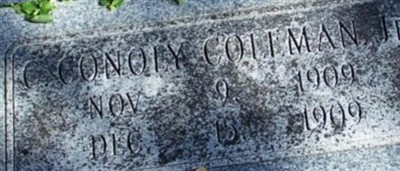 C Conoly Coleman, JR C Conoly Coleman, JR