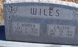 C. Hamer Wiles C. Hamer Wiles