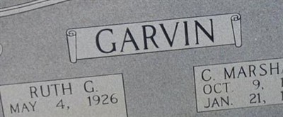C Marshall Garvin C Marshall Garvin