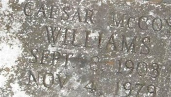 Caesar McCoy Williams Caesar McCoy Williams