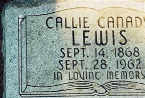 Caleah "Cally" Cannaday Lewis Caleah "Cally" Cannaday Lewis