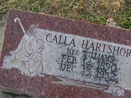 Calla O. Williams Hartshorn Calla O. Williams Hartshorn