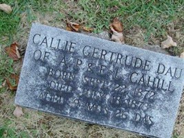 Callie Gertrude Cahill