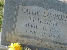Callie Lawhorne Bradshaw Callie Lawhorne Bradshaw